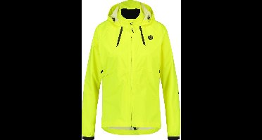 AGU Compact Regenjas Commuter Dames - Neon Geel - M