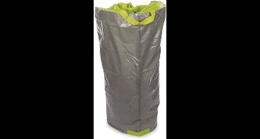 Perel Tuinafvalzak, opvouwbaar, 400 l, handgrepen, grijs, ultrasterk