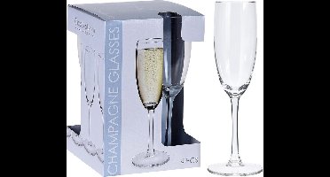 Champagneglazen 18cl - 4 stuks