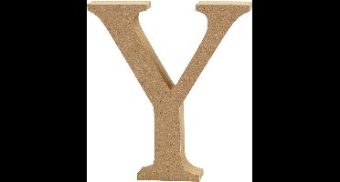 Letter, Y, H: 13 cm, dikte 2 cm, 1 stuk