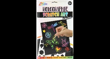 Krastekeningen voor kinderen - Regenboog kleur - 4 stuks - Kerstkaarten maken - Grafix