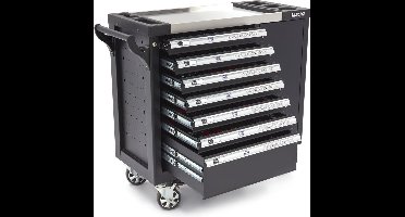 274 Delige XL Premium Gevulde gereedschapswagen Met Deur en Carbon Inlays