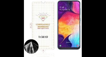Screenprotector Geschikt voor Samsung Galaxy A50s/A30s Diamond Film Folie Screenprotector Full-screen | Fingerprint Unlocking Transparant/Clear