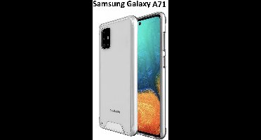 Hoesje Geschikt Voor Samsung Galaxy A71 Hoesje Space Hard TPU Back cover- Transparant