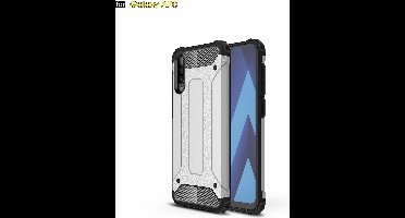 Ntech - Hoesje Geschikt Voor Samsung Galaxy A70/A70s Armor Hoesje - Zilver