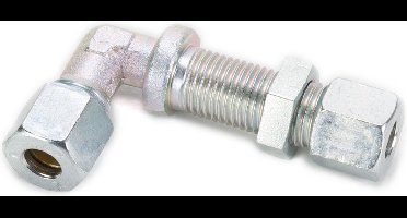 Gimeg Schotdoorvoer Haaks Staal - Overige gasfittingmateriaal - Zilver