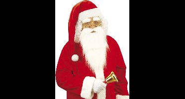 WIDMANN - Lange riood met witte kerstmuts voor volwassenen - Hoeden > Mutsen