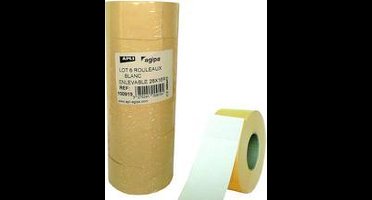 agipa-etiketten voor prijspistolen, 26 x 16 mm, wit
