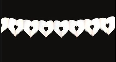 Slinger hart wit 6 mtr