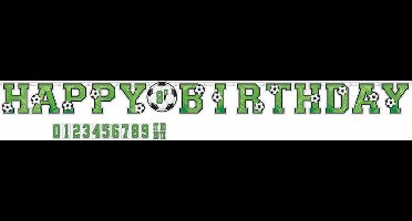 Amscan Letterslinger Voetbal Groen Jongens 320 Cm