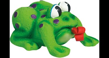 Hondenspeelgoed Latex Kikker Pop - Groen - 11 x 10 x 6.5 cm