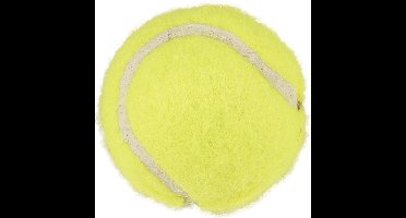 Hondenspeelgoed tennisbal - Geel - 4 cm - 4 stuks