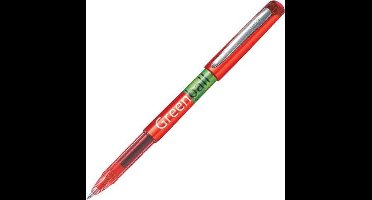 Rollerpen PILOT Greenball Begreen medium rood | 10 stuks
