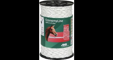 AKO EconomyLine schrikkoord wit -kruisgewikkeld- 4mm-200m
