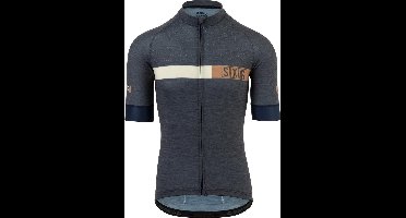 AGU Merino Fietsshirt SIX6 Heren - Blauw - M