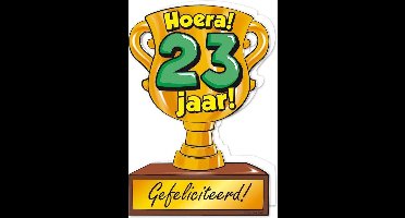 Trofee kaart - 23 jaar