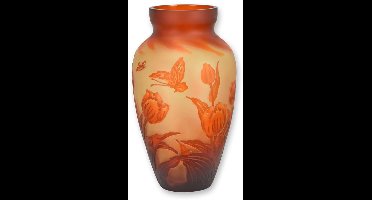 Vaas - "Tulip" - Cameo Glas - 31 cm hoog