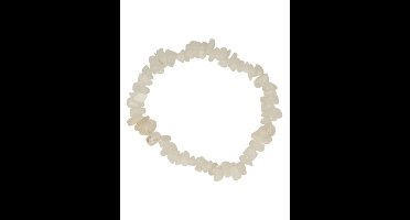 Splitarmband van Witte Jade