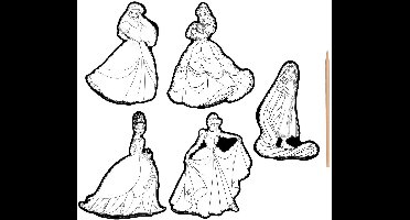 Scratch Art Stickers - Disney Princess, 6dlg.