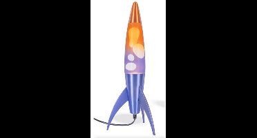Rocket lavalamp blauw geel gradient van Fisura