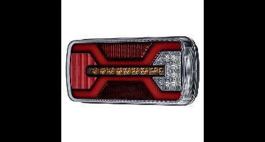 LED Achterlicht X-SPIDER 24cm kabel met mistlamp