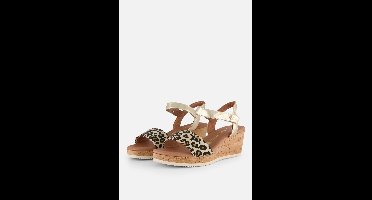 Marco Tozzi Sandalen met hak beige Synthetisch - Dames - Maat 39