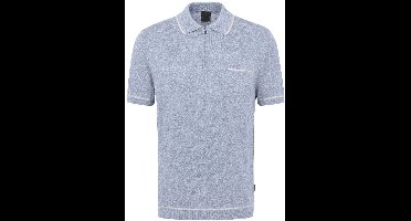Bugatti poloshirt korte mouw lichtblauw