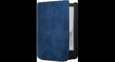 Case2go - E-reader hoes geschikt voor Pocketbook Verse Lite (2025) - Hardcase - Sleepcover - Magnetische Sluiting - Donker Blauw