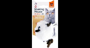 Fofos Shaking Muis Met Geluid Wit