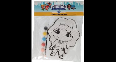 Canvas Schilderen DC Comics - Wonder Woman - incl Penseel en 6 kleuren verf