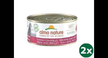 Almo nature cat tonijn/kip kattenvoer 48x 24x70 gr