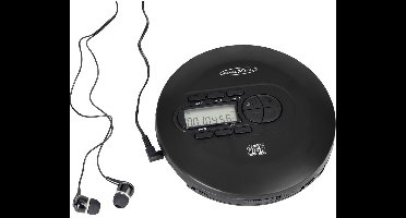 Reflexion PCD520MF/BK Discman CD, CD-R, CD-RW, MP3 Zwart