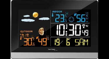 Weerstation Binnen en Buiten - Hygrometer Draadloos - Luchtvochtigheidsmeter