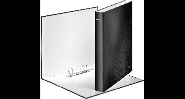 Leitz WOW ringmap 2 ringen, zwart 10 stuks