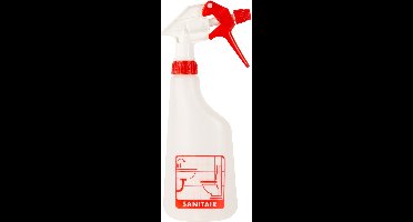 Sproeiflacon Cleaninq 600ml leeg met logo sanitair | 12 stuks