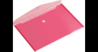 Enveloptas europel a5 250x180mm dwars transp rood | 10 stuks