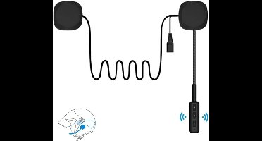 Motorhelm Headset - Intercom - Bluetooth - Zwart