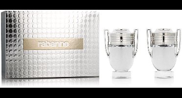 Herenparfum Paco Rabanne Invictus EDT 50 ml x 2