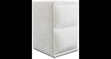 Beddenscout24 Nachtkastje Wit 65cm Isabella