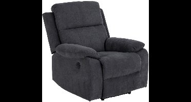 Giga Living Relaxfauteuil Rinda - Donkergrijs - Verstelbaar - 95x90x98cm