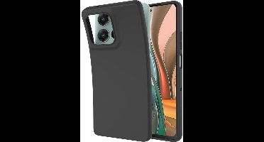Just in Case hoesje geschikt voor Motorola Moto G75 Hoesje Siliconen - Flexibele Case - Zwart