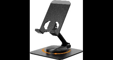 Mobiele telefoonhouder - 360° draaibare mobiele telefoonhouder - bureauhouder - in hoogte verstelbare opvouwbare mobiele telefoonhouder - universele mobiele telefoonhouder geschikt voor de meeste mobiele telefoons en tablets