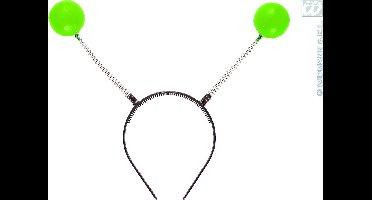 Hoofdband met groene antennes