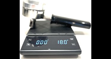 Koffie weegschaal met timer - 0,1 gram precisie - barista weegschaal - coffee scale - barista accessoires