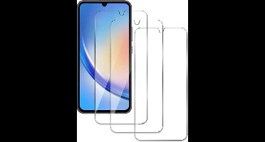 Screenprotector Geschikt voor Samsung Galaxy A25 / A24 Screenprotector - Screenprotector Geschikt voor Samsung Galaxy A25 / A24 5G Screenprotector Glas Gehard Tempered Glass - 3 Stuks