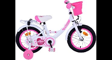 Volare Ashley Kinderfiets - Meisjes - 14 inch - Wit