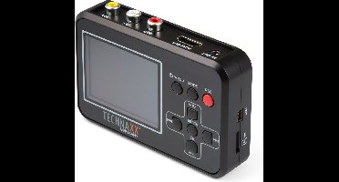 Technaxx TX-182 Retro Video Digitizer - Video naar PC/TV - HDMI - MicroSD - Zwart
