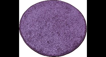 Karpet Batan - Paars - 133 cm Rond