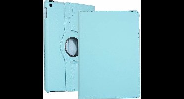 Draaibaar Tablethoes met Standaard geschikt voor Apple iPad 2/3/4 | 9.7 | Tabletcase Bookcase met regelbare standen | Tablet Hoes Hoesje met 360 graden Rotatie - Turquoise