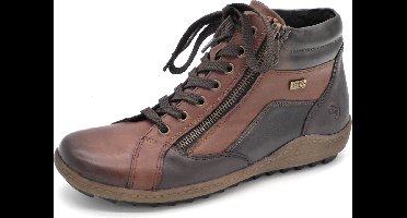Remonte Dames Veterboot - R1458-22 Bruin/Combi - Maat 38